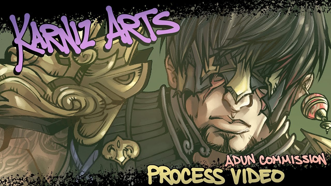 Karniz Arts: Process Video - Adun / FFXIV Commission
