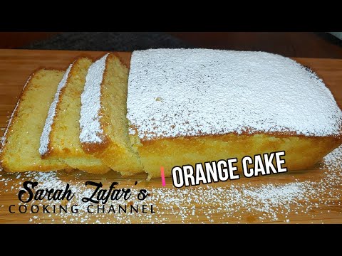 Orange Cake | Ramadan Special | Afghan Cake | Sarah Zafar