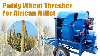 High Efficiency Rice and Wheat Threshing Machine: Threshing African Millet, Rice, Wheat, Rapeseed