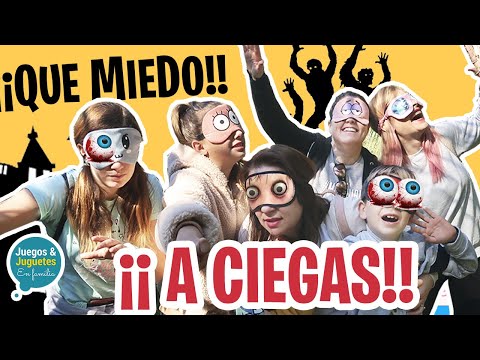 ¡MEJOR que 24 horas SIN VER! 👀❌A CIEGAS con YOUTUBERS // Familukis