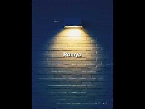 Ramya name whatsapp status / black hero official