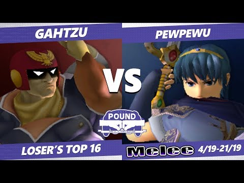 Pound 2019 SSBU - CLG PewPewU (Marth) VS  Gahtzu (Captain Falcon) Smash Ultimate Top 16 Losers