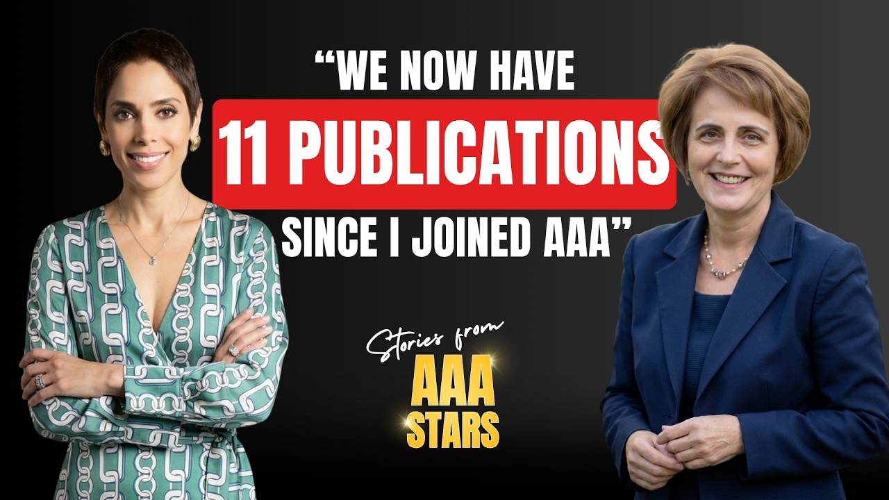 "11 publications, since I joined AAA" Prof. Viktoria Dalko's Story - AAA Stars