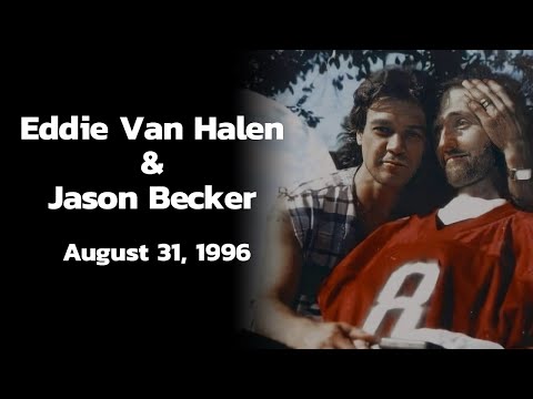 Eddie Van Halen's visit with Jason - August 31, 1996