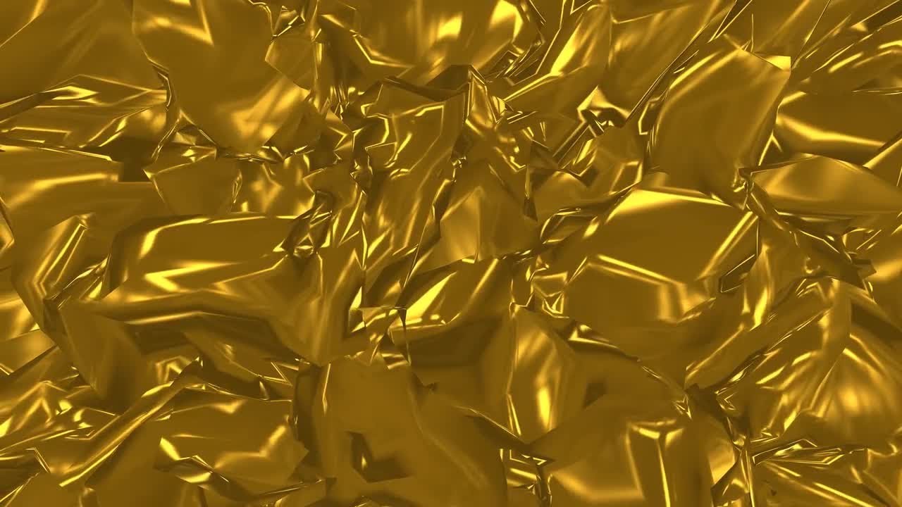 Golden Metal Background Animation Stock Motion Graphics