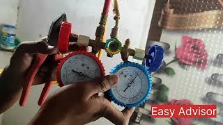 How to Fill Gas in Air Conditioner R22 l AC Gas Refilling Process