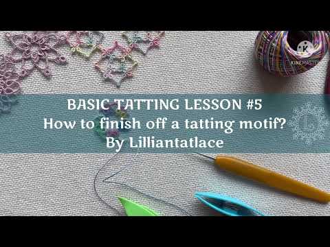 How to wind a shuttle TATTING LESSON 1 Frivolite