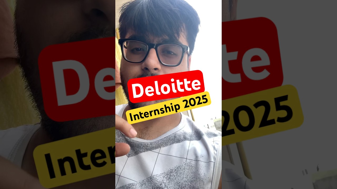 Deloitte internship program 2025 for all #shorts #deloitte #deloittehiring #jobs #interships #viral