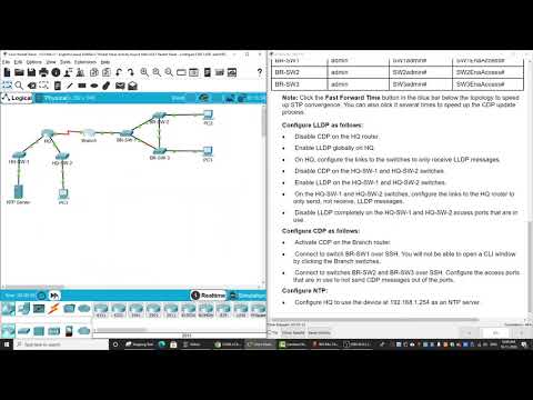 10.8.1 Настройка CDP, LLDP и NTP