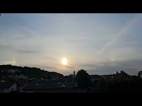 Parhelij viden v Ljutomeru (Sun dog)