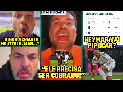 REAÇÕES DOS FLAMENGUISTAS MALUCOS POR EMPATE COM SÃO PAULO, NEYMAR VAI ENFRENTAR O PALMEIRAS?