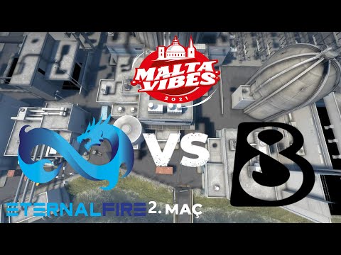 B8 vs Eternal Fire 🔹 Round of 16 — 2.Map — Malta Vibes 2021 🏆 Prize pool $50,000 in Malta