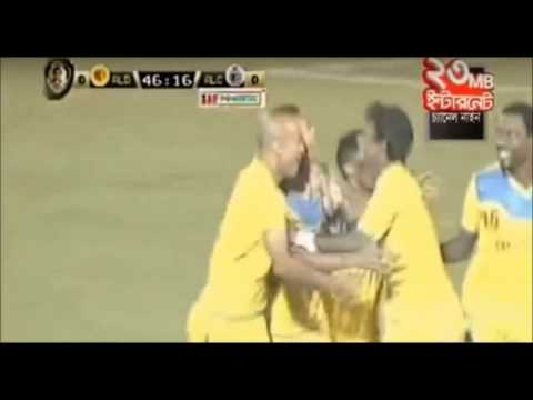 Zahid Hossain(Ctg Abahni) stunning freekick goal against Dhaka Abahani Ltd