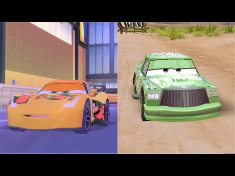 Cars 1 & Cars 2 - Miguel Camino vs Chick Hicks Race Gameplay HD