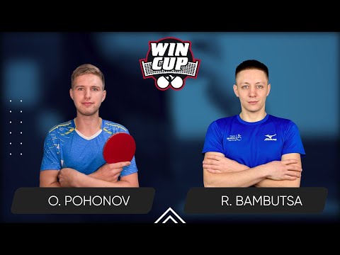 18:00 Oleksandr Pohonov - Roman Bambutsa West 3 WIN CUP 24.04.2024 | TABLE TENNIS WINCUP