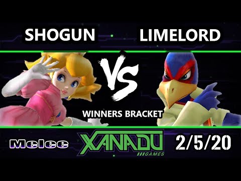 S@X 340 Winners Round 2 - Shogun (Peach) Vs. LimeLord (Falco) Smash Melee - SSBM