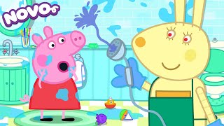 Peppa Pig Português Brasil 🤖  O Dia da Faxina 💦 NOVO Contos da Peppa Pig