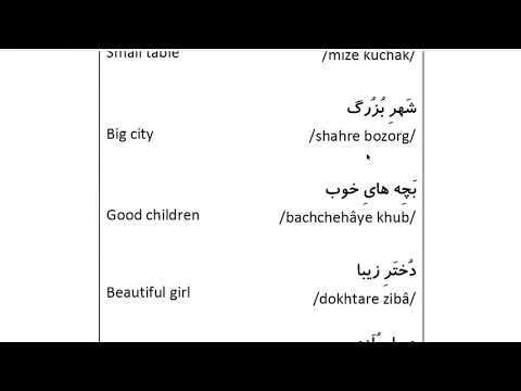 Farsi Grammar in Use: For Beginners - Lesson 42- Adjectives