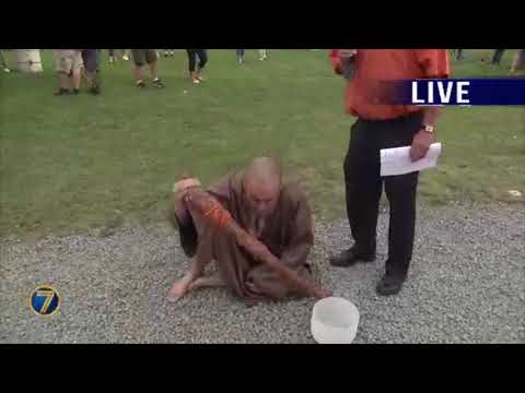 Man Levitates on the Local News - Water Town NY