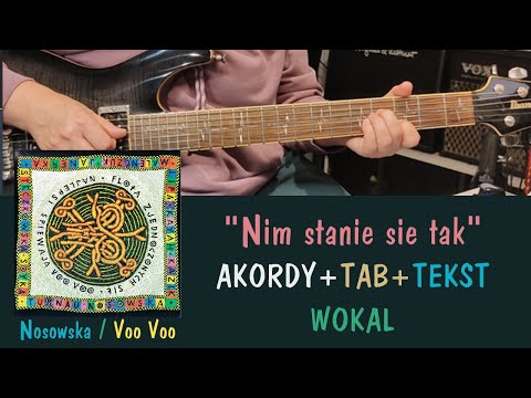Nosowska & VooVoo - NIM STANIE SIĘ TAK #gitara, akordy, TAB, tekst, wokal
