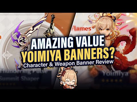 YOIMIYA Banners Revealed! INSANE Character Banner For Yoimiya Wanters! | Genshin Impact 2.8