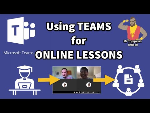 Online Lessons using Microsoft Teams for Remote Learning