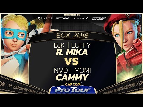 BJK | Luffy (R. Mika) vs NVD | Momi (Cammy) - EGX 2018 - Grand Finals - CPT 2018