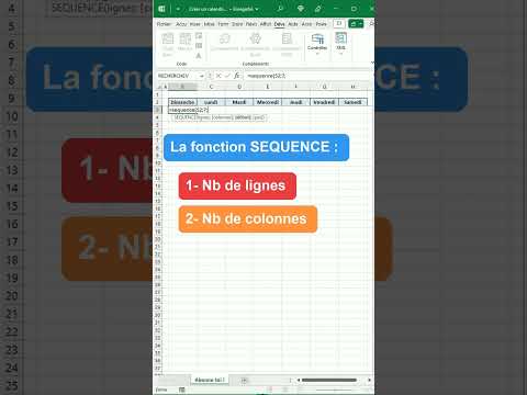 Crée ton calendrier 2023 en 15 secondes avec moi 📅 | Astuce Excel