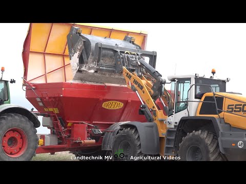 Fendt - Bredal - Liebherr / Kalk Streuen - Spreading Lime  2021