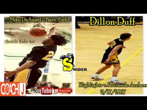 Mike DeAngel'o Barn Field and Dillon Duff Highlights v  Southside 2172017