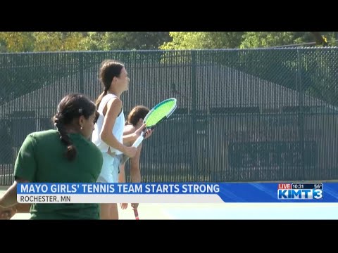 The Mayo Spartans girls' tennis team is off to a strong start