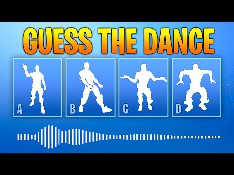 Guess The Fortnite Dance Name By The Sound - Music #1 - Fortnite challenge