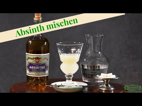 Absinth mischen ➔Pur trinkst Du ihn nicht!