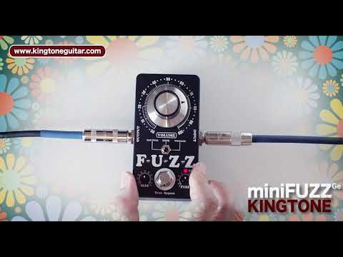 miniFUZZ Germanium Fuzz Pedal Demo with bias light