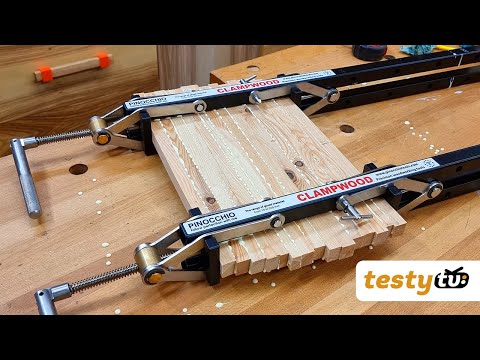 Clampwood wood clamp - prevents gluing of glued wood!