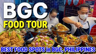 Philippines ULTIMATE FOOD TOUR in BGC TAGUIG! 🇵🇭 Best Food Spots in Manila’s Richest District!