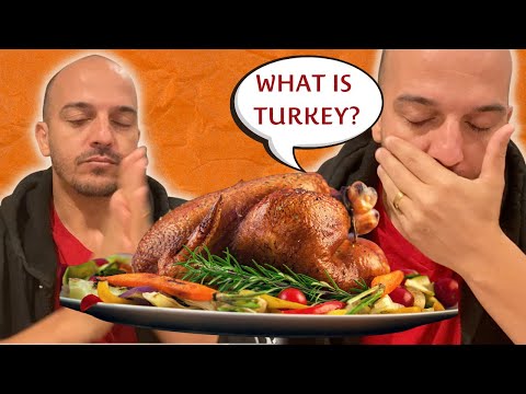 Cuban Celebrates Thanksgiving 1st Time Ever! Shocked by Food.