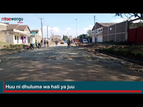 Video: Road constructed halfway upsets Shabab residents