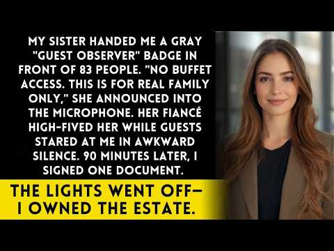 My Sister Gave Me a ＂Guest Observer＂ Badge at Her Engagement - Until I Walked To The Office