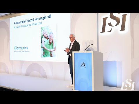 Bob Crutchfield, Synaptrix - Drug-Free, Long Lasting Post Op Pain Management | LSI Europe '24