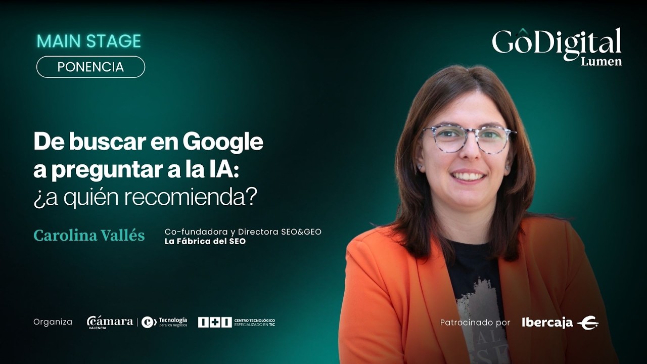 Carolina Vallés en ponencia sobre Google e IA