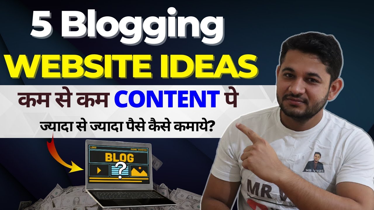 Top 5 Blogging Niche Website Ideas to Earn 1 Lac/Month.