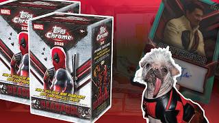 Topps Did Us Dirty!!!! Looking For Dogpool In 2025 Topps Chrome Deadpool (2x Blaster Box Break)