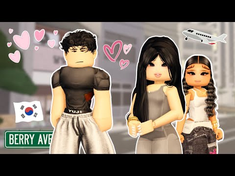 She Came to Seoul for KPOP, But Found Him Instead 💘 | Roblox Berry Avenue Story | Idol Diaries EP 1