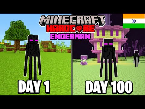GoldDice Gaming - I Survived 100 Days as an Enderman in Minecraft Hardcore (HINDI)