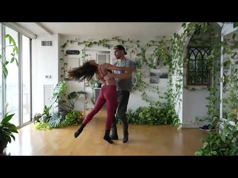 Julissa and Kuna training Zouk