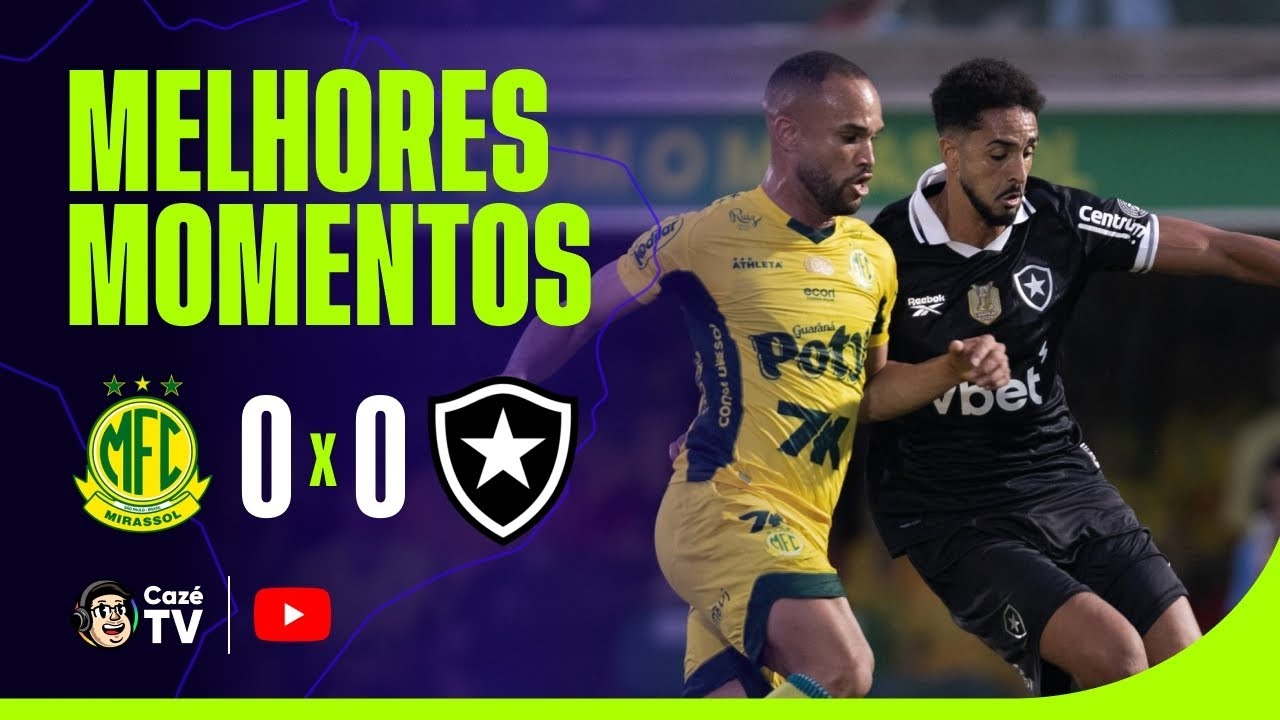 MELHORES MOMENTOS: MIRASSOL 0 X 0 BOTAFOGO | BRASILEIRÃO 2025 | 31ª RODADA