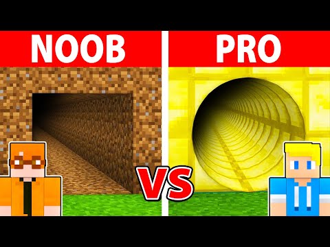 Minecraft NOOB vs PRO: TUNNEL PIÙ SICURO CHALLENGE!