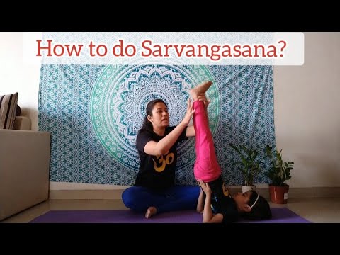 How to do Sarvangasana