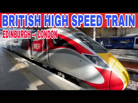 British First Class High Speed Train From Scotland To England | Azuma British High Speed Train |